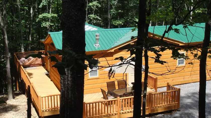 Privat bjælkehytte - Hot tub, fladskærme, Wi-Fi, pejs, Sm Pet betragtes - Image 1