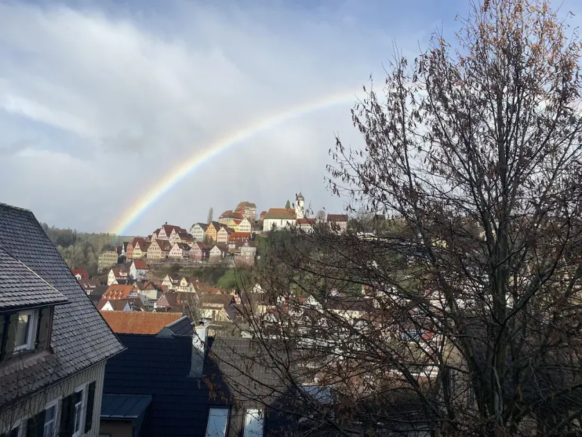 Retro Ferienwohnung mit Schlossblick im Nordschwarzwald - Image 1