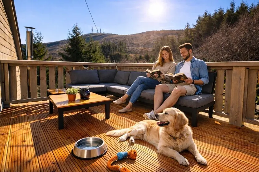Apartment Waldblick with Large Balcony, Ground-Level Access, and Unique Forest View - Image 1