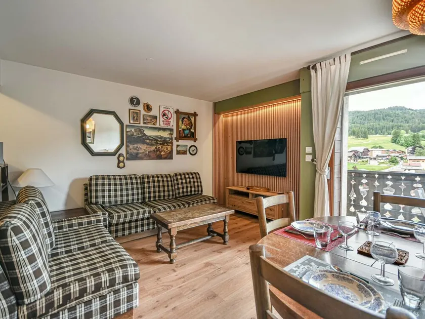 Duplex T3 aux Gets - 5 pers, vue panoramique, balcon, parking, WiFi - Image 1