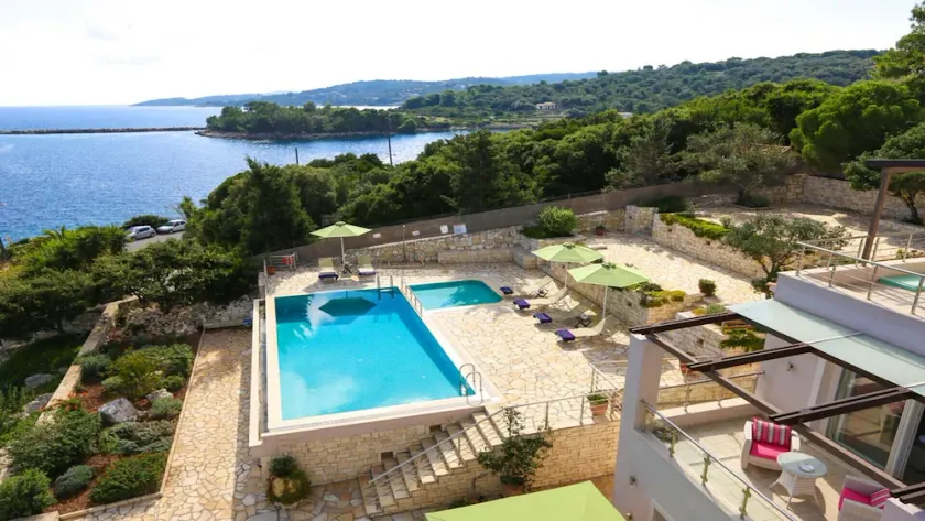 Villa mit privatem Pool, Meerblick und Garten, Grillplatz, nur 10 Minuten zu Fuß von Gaios - Image 1