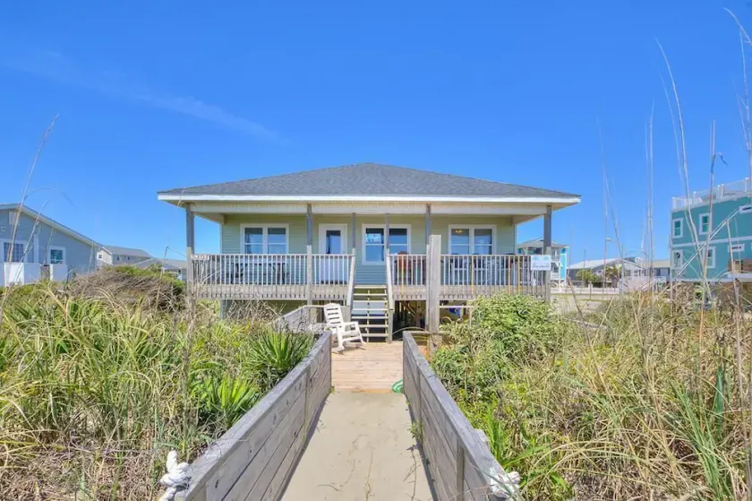 Experience oceanfront luxury at Bluewater Point, Oak Island—a 4BR paradise for 10! - Image 1
