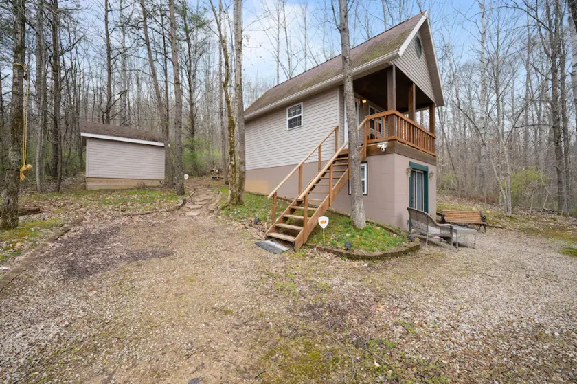 HOT TUB! Tiny Home Fire Pit! Pet Friendly on 5 Acres of Seclusion! - Image 1