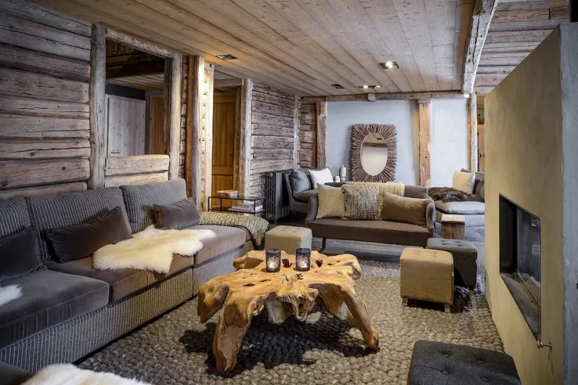 Eco-design hytte med udsigt over Mont Blanc og nordisk bad (15 personer) - Image 1