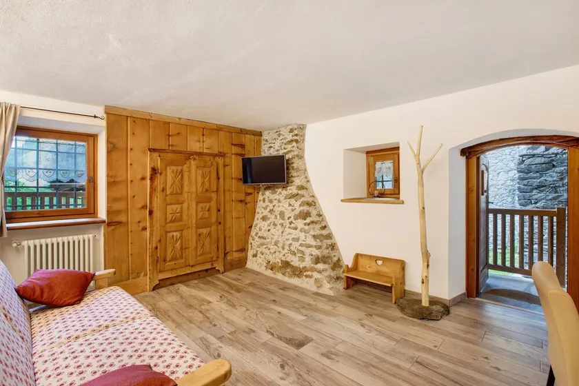 Appartamento 'Les Cles - Genepy' con vista sulle montagne, balcone e Wi-Fi - Image 1