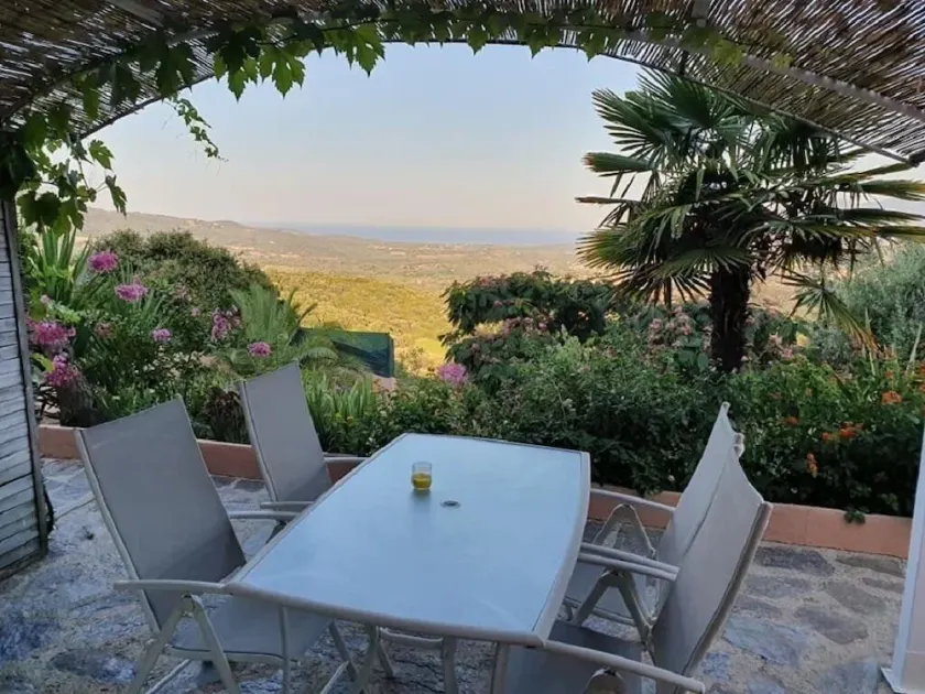 Cottage T2, vista mozzafiato sul mare, piscina, vicino a Porticcio - Image 1