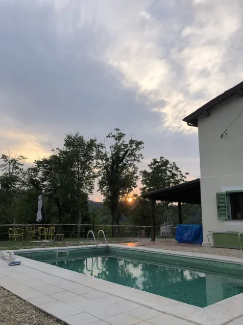 Veranda and swimming pool in the forest near cultural and natural sites - Image 1