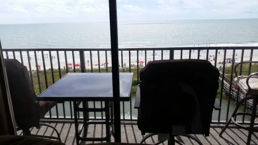 I Myrtle Beach Resort Direct Oceanfront 506B. Udsigt over havet fra Balcon - Image 1