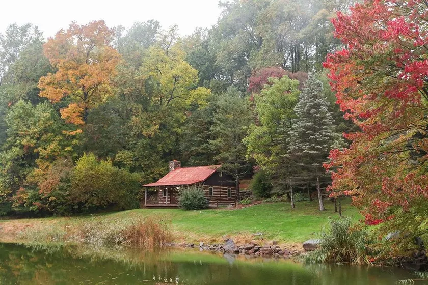 1800 restaurierte Blockhütte im Wald - 15 min. Aus Pa Turnpike<br>- Hochzeitsort - Image 1