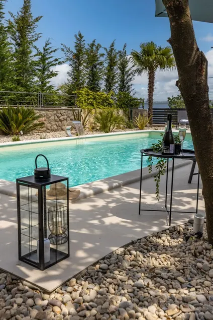Luxury Apartment Nina (basement) with heated swimming pooll - Image 1
