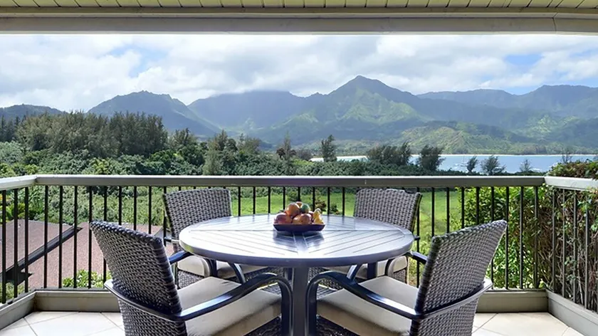 Hanalei Bay Resort # 9323/4 - vue sur l'océan de Hanalei Bay avec A / C! - Image 1
