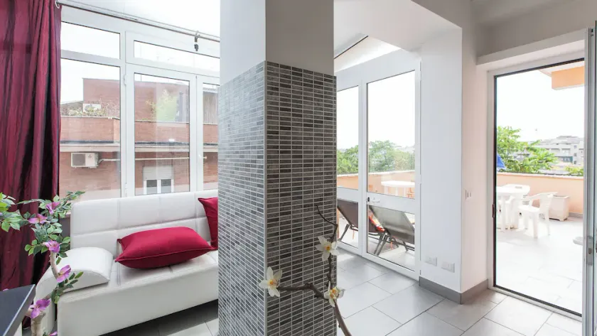 Rental in Rome Quattro Venti Terrace Apartment - Image 1