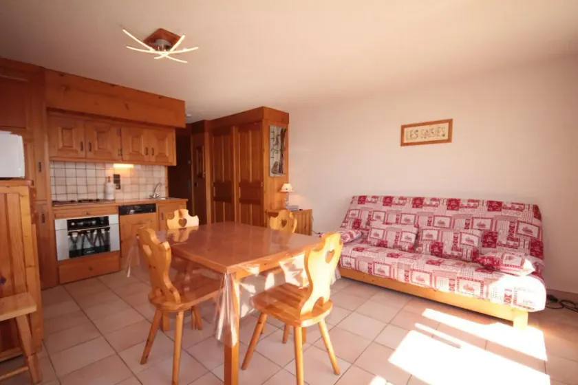 150m from ski slopes, 1st floor, view ski slopes, balcony, tv, 34m², Les Saisies - Image 1
