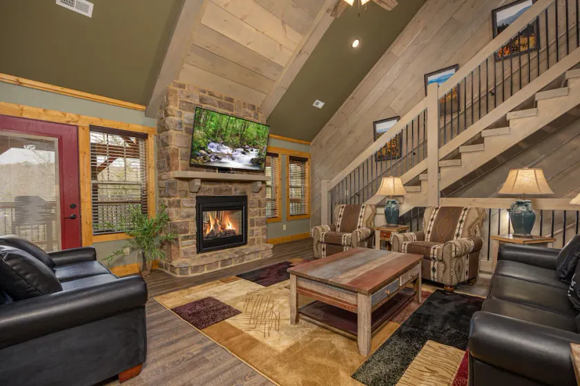 Serenity Peak -Lux Chalet, Indoor Saltwater Pool, Sauna, Theater and Game Loft - Image 1