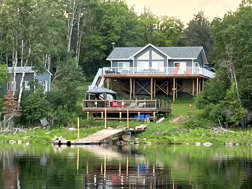 New lake front cottage on Muriel Lake near the Winnipeg River, Kenora, ON.  - Image 1
