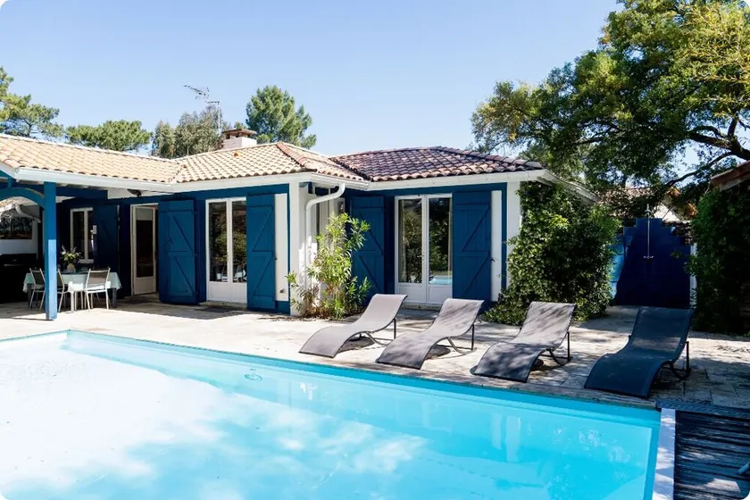 Villa 4 ★- 12 people max- Heated pool, between beach, lake and golf course! - Image 1