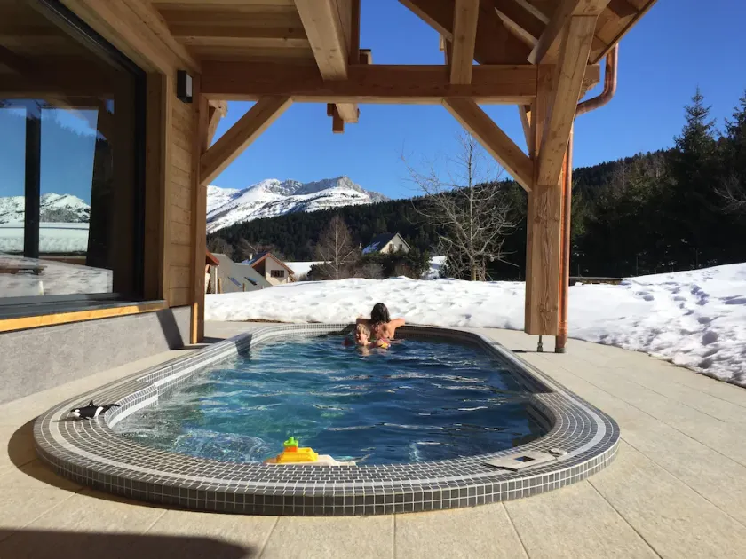 Chalet 5 ***** La Vercouline | 10 Personen mit beheiztem Pool / Spa. Sommer / Winter - Image 1