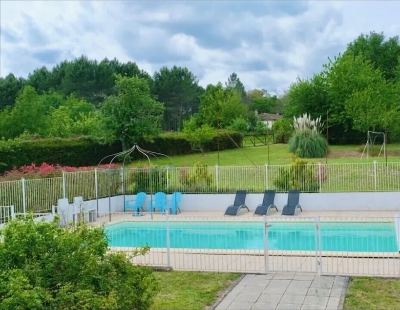 Dordogne, Périgord, Paradis, Maison Longère 200m2, 12 pers, swimming pool, private pond - Image 1