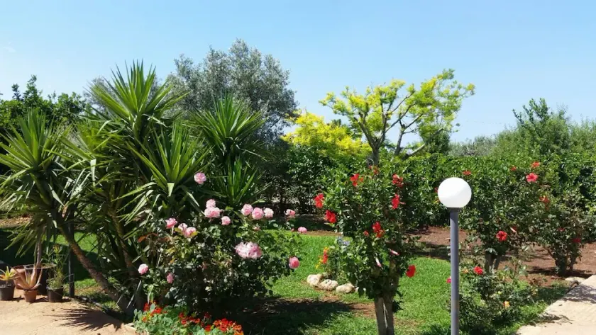 Villa Cristina com jardim e muita vegetação. - Image 1