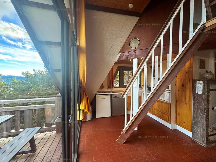 Chalet 6 couchages avec balcon et parking aux Angles - Image 1