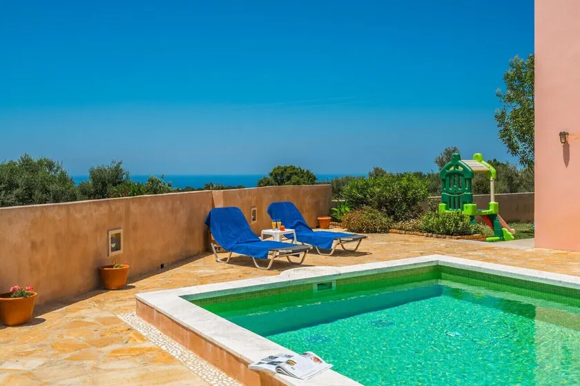 Private villa with unique panoramic sea views, pool, bbq, 3km to the beach! - Image 1