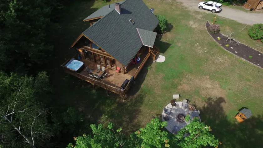 Sfa Lodge Log Cabin 4 Bd - 2 Ba Beliggende I Woods 5 Mins Fra Berkshire East - Image 1