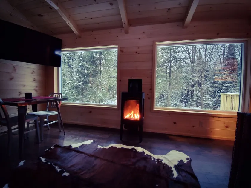 Modern Tiny Home Cabin Deux w./ Hot Tub next to Titus Mtn Ski & Malone - Image 1