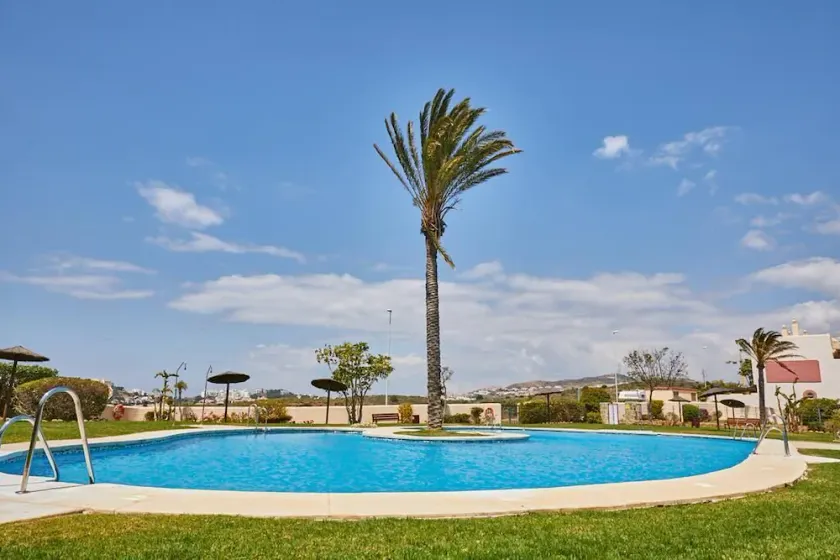 Klimatisiertes Ferienhaus mit Meerblick u. Golfplatz u. Pool in La Cala de Mijas - Image 1