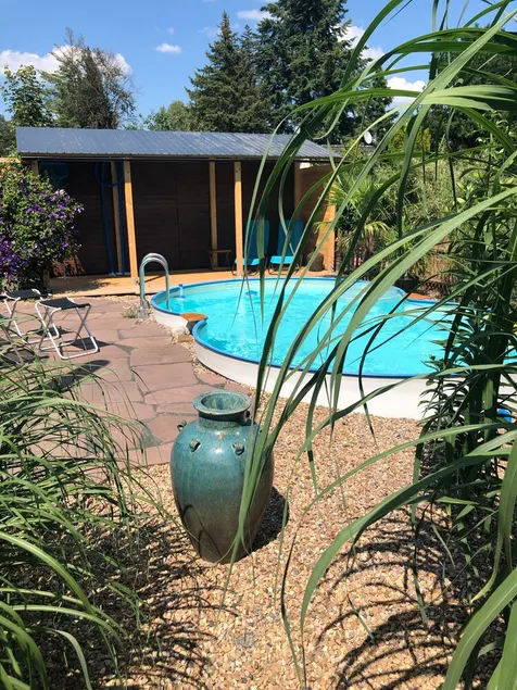 Celle Hambühren Cozy fairytale forest house Pool and sauna on the edge of the forest Wallbox - Image 1