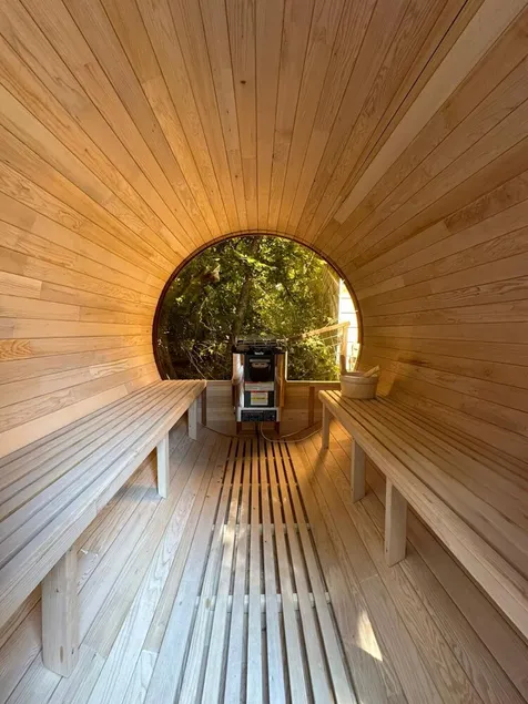 Wellness Retreat Cold Plunge Sauna Greenbelt - Image 1