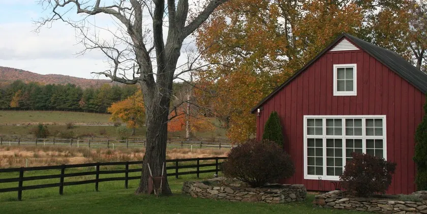 A Restored Wagon Barn On A 1790's Farm. - Image 1