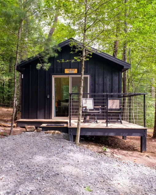 Couples Glamping Cabin-Lazy Bear at Valley Bear Farms Resort - Image 1