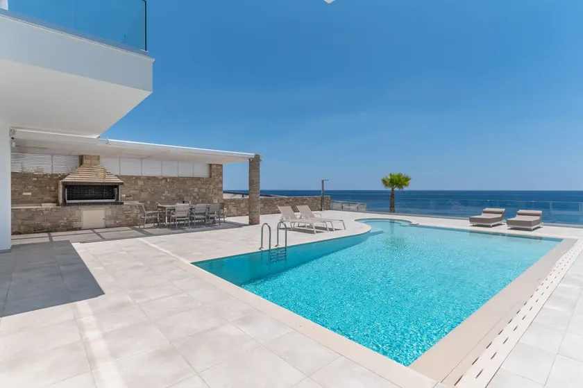 seafront brand new luxury villa swimming pool -ideal for families, free transfer - Image 1