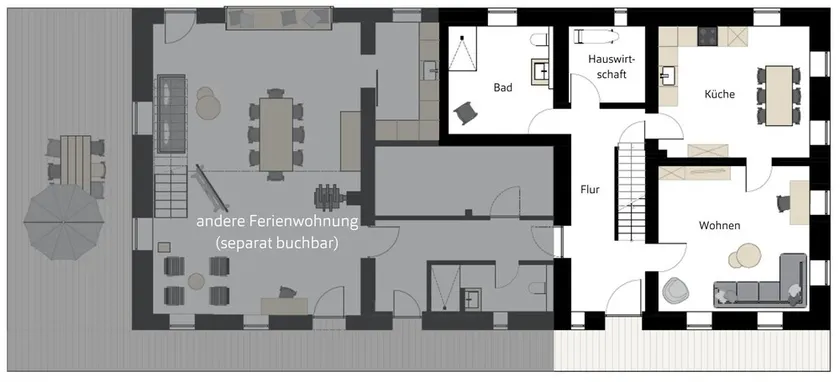 Very quiet, cozy vacation home in a secluded location for up to 7 people with fully equipped kitchen - Image 1