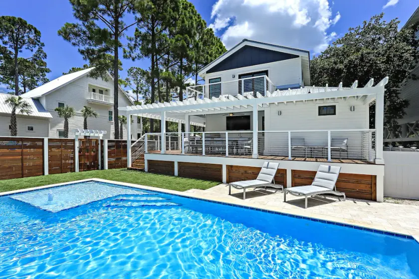 Pet Friendly w/ Large Private Pool Just A Short Walk From Beach In Grayton - Image 1