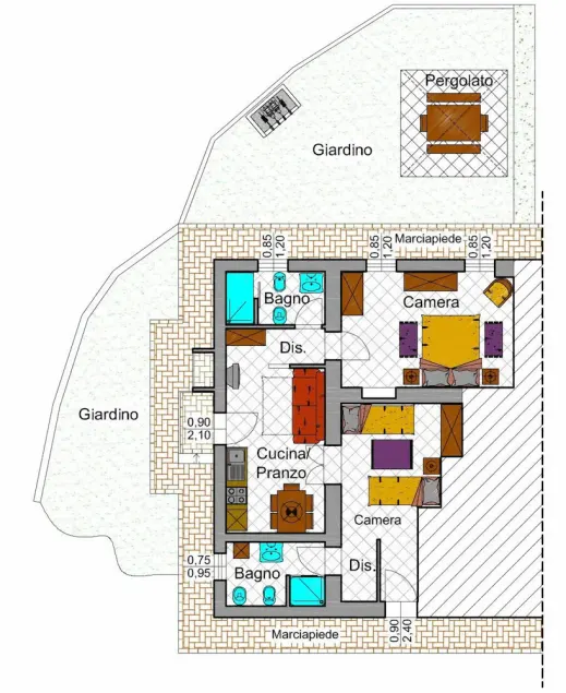 FARMHOUSE PISA HILLS-APT. PAPAVERO. PRIVATE OUTDOOR AREA. POOL - Image 1