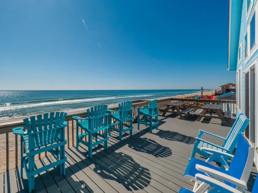 Clamalot: 6 BR / 5 BA Oceanfront i Surf City, 14 sovplatser, Hiss - Image 1