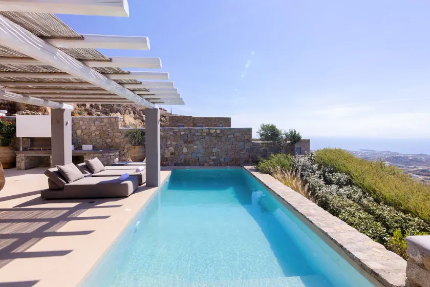 Luxury Villa with Private Pool with Jacuzzi, Infinity Views to Aegean Sea - Image 1