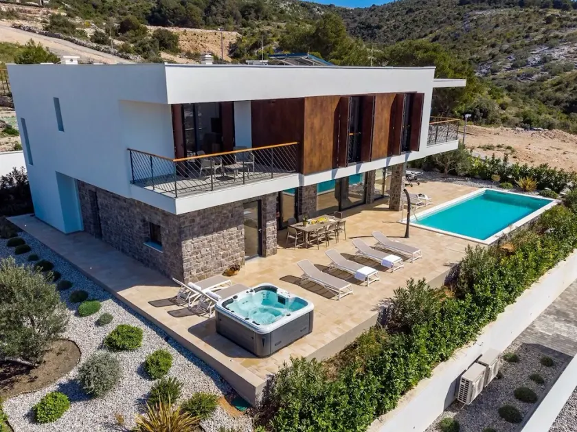 Seaview Villa Dolac with heated pool, a Hot tub, Finnish sauna - Image 1
