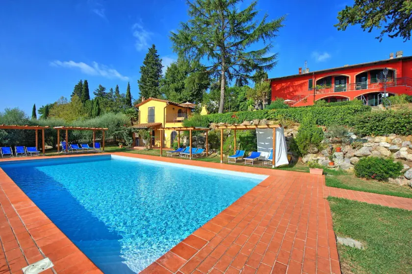 Angenehme Wohnung mit Pool, Klimaanlage,  W-LAN, TV und Panoramablick, bei San Gimignano - Image 1