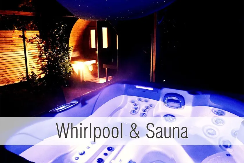 Entire cabin close to the lake with private whirlpool, sauna and fireplace. Fenced. Hütte41 - Image 1