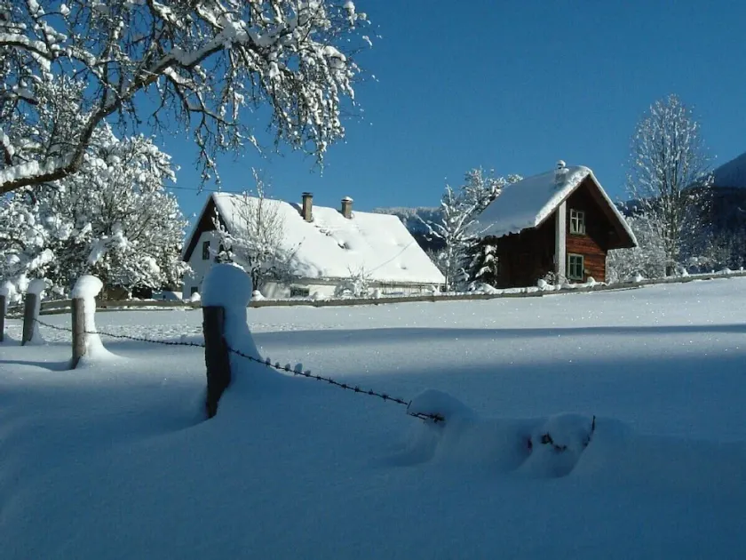 Cozy farmhouse in splendid isolation surrounded by fields and woods - Image 1