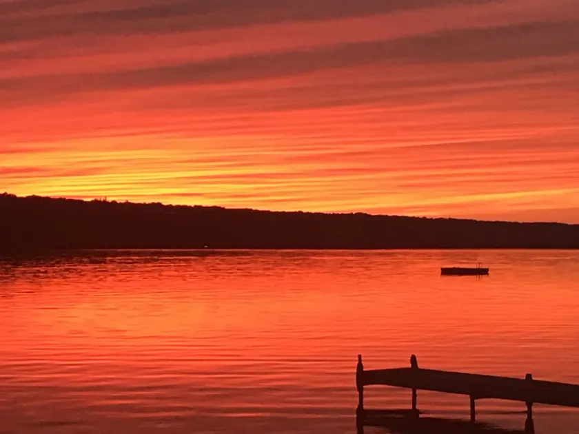 Peaceful Finger Lakes Cottage avec ruisseau, bois et plage de niveau - Image 1