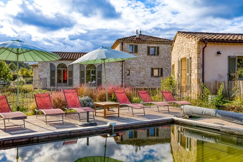 Grand gîte avec piscine de 25 m. et spa avec vue sur la montagne à 20 min. de Montpellier - Image 1