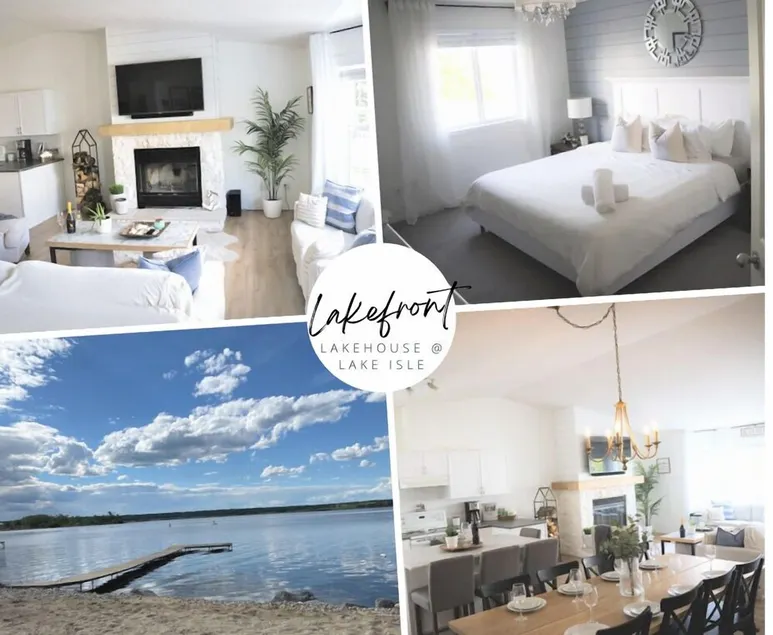 Gorgeous Lakefront Cottage, Private beach & Ice Fishing Shack🎣 45 min from Edm - Image 1