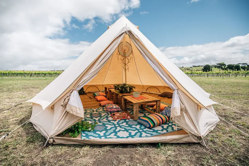 Coastal Glamp at Bellarine Estate winery - Image 1