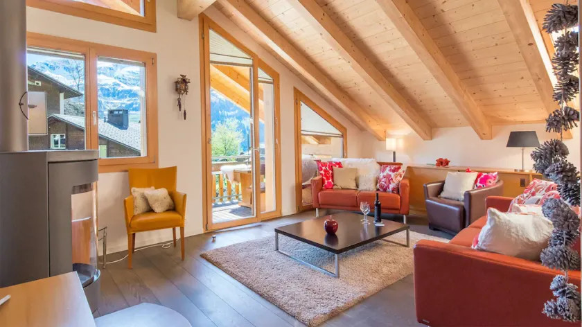 Varm og Indbydende Møbleret duplex lejlighed i Ski-in, ski-out Chalet Luna! - Image 1