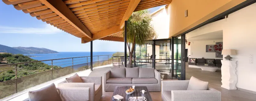 DISCOVER Azur è Castellu, Villa with panoramic sea view 5 bedroom. - Image 1