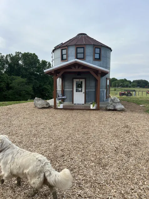 Grain Bin Farmhouse with Loft Bedroom - Image 1