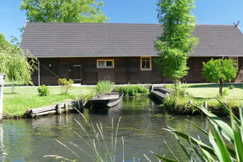 Il fienile: casa di tronchi Spreewald a Lehde con sauna, camino e il suo porto - Image 1